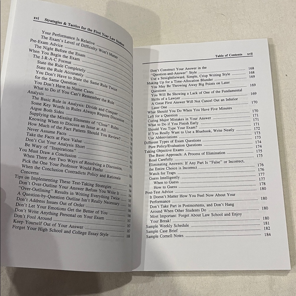 Strategies & Tactics for the First Year Law Student Book - Picture 16 of 16